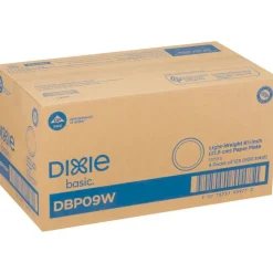 Dixie Basic Light-Weight Paper Plates, 8 1/2