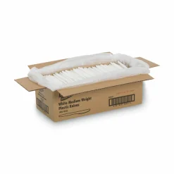 Dixie Bulk Case Plastic Knives, White, Case Of 1,000