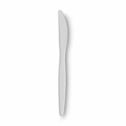 Dixie Bulk Case Plastic Knives, White, Case Of 1,000