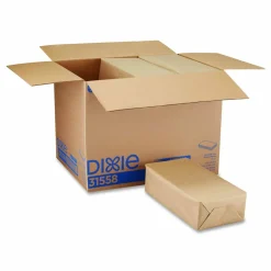 Dixie 1/8-Fold Dinner Napkin, 1-Ply, 15 x 16.8, White, 350/Pack, 12 Packs/Carton