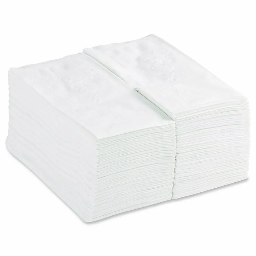 Dixie 1/8-Fold Dinner Napkin, 2-Ply, 16 x 15, White, 3,024/Carton