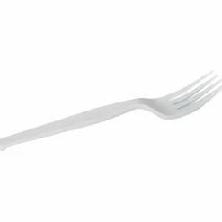 Dixie Heavy/Medium-Weight Forks, White, Pack Of 1,000