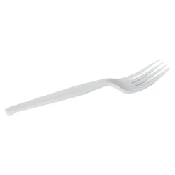 Dixie Heavy/Medium-Weight Forks, White, Pack Of 1,000