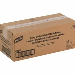Dixie Heavy/Medium-Weight Knives, White, Pack Of 1,000