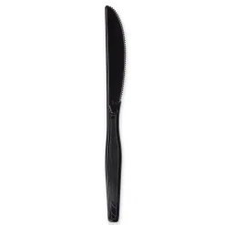 Dixie Heavy/Medium-Weight Knives, Black, Pack Of 1,000