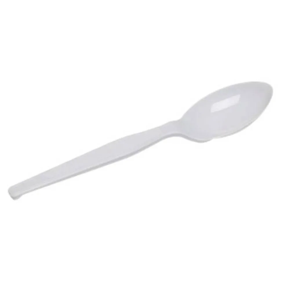 Dixie Heavy/Medium-Weight Spoons, White, Pack Of 1,000