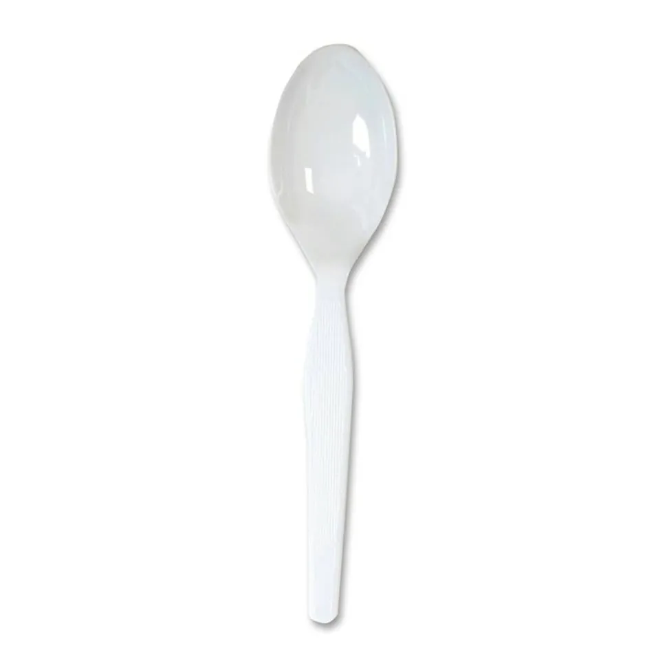 Dixie Heavy/Medium-Weight Spoons, White, Pack Of 1,000