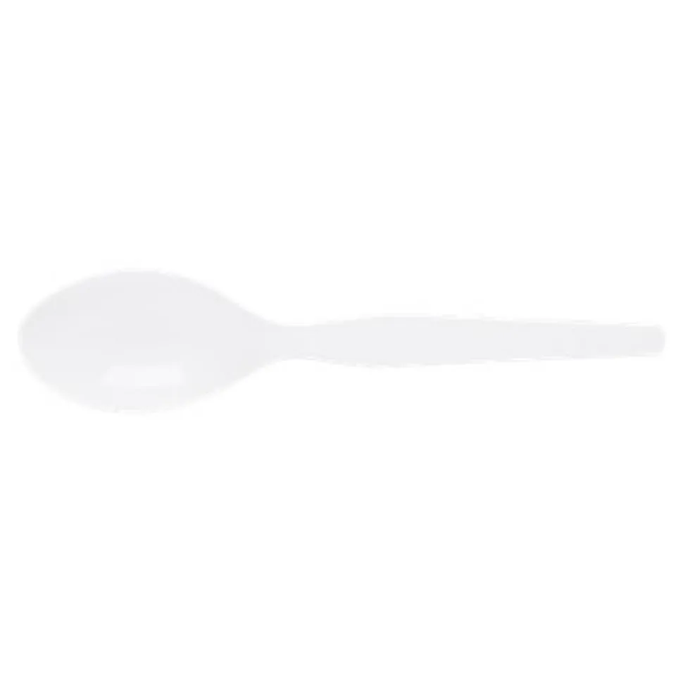 Dixie Heavy/Medium-Weight Spoons, White, Pack Of 1,000