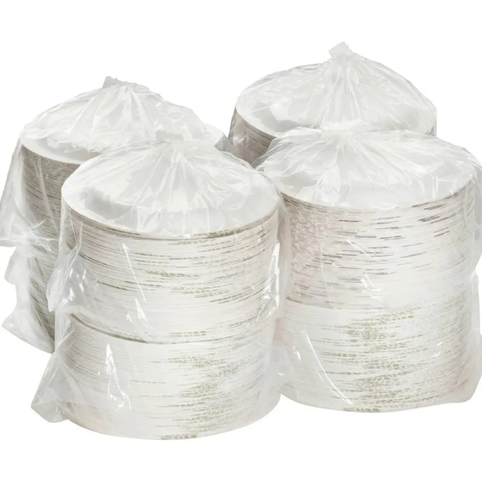 Dixie 8 1/2 in Medium-Weight Paper Plates, Pathways, 1,000 Count (125 Plates per Pack, 8 Packs per Case)