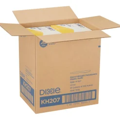 Dixie Plastic Cutlery, Heavyweight Knife, White, 100/Box