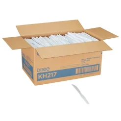 Dixie Plastic Cutlery, Heavyweight Knife, 7.5