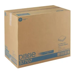 Dixie 1-Ply 1/4-Fold Luncheon Napkins, White, 500 Per Pack, Case Of 12