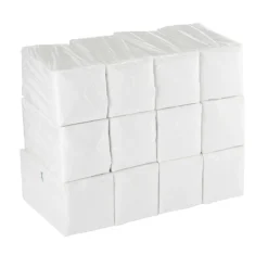 Dixie 1-Ply 1/4-Fold Luncheon Napkins, White, 500 Per Pack, Case Of 12