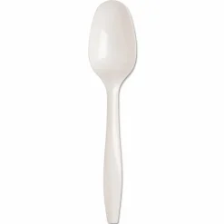 Dixie SmartStock Plastic Cutlery Refill, Series-B, Mediumweight Spoon, White, 40/Pack, 24 Packs/Carton