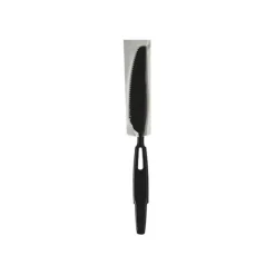 Dixie SmartStock Wrapped Heavyweight Cutlery Refill, Knife, Plastic, Black, 960/Carton