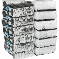 Dixie SmartStock Wrapped Heavyweight Cutlery Refill, Soup Spoon, Plastic, Black, 960/Carton