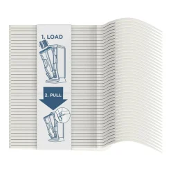 Dixie TriTower Forks, White, 40 Forks Per Box, Case Of 24 Boxes