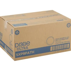 Dixie Ultra 8 1/2" Heavy-Weight Paper Plates, Pathways, 500 Count (125 Plates Per Pack, 4 Packs Per Case)