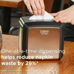 Dixie Ultra Interfolded Tabletop Napkin Dispenser, Black