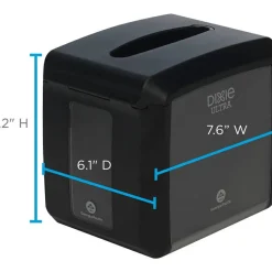 Dixie Ultra Interfolded Tabletop Napkin Dispenser, Black