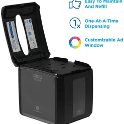 Dixie Ultra Interfolded Tabletop Napkin Dispenser, Black