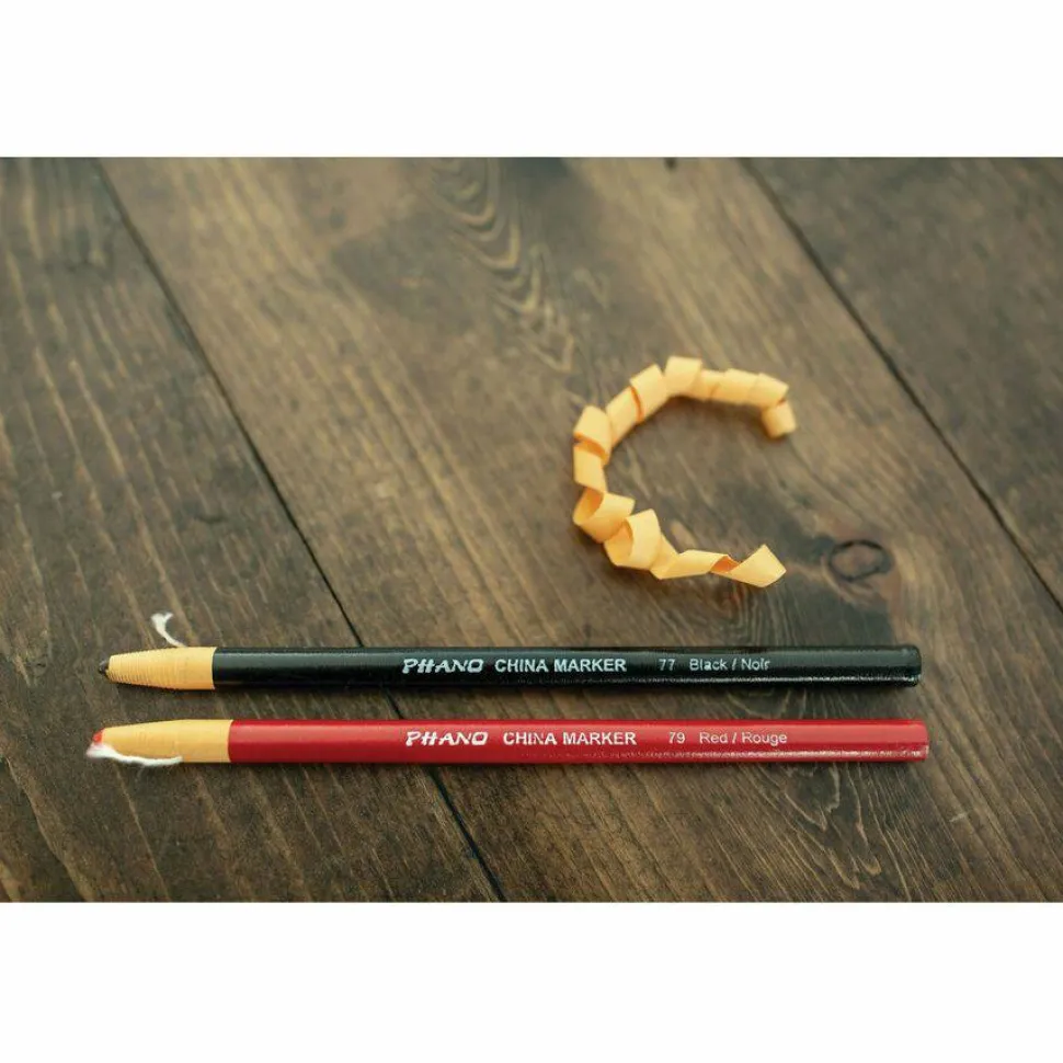 Dixon Phano China Markers, Red, Box Of 12
