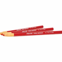 Dixon Phano China Markers, Red, Box Of 12
