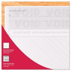 DocuGard High Security Green Marble Business Checks with 11 Features to Prevent Fraud - Letter - 8 1/2