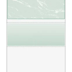 DocuGard High Security Green Marble Business Checks with 11 Features to Prevent Fraud - Letter - 8 1/2