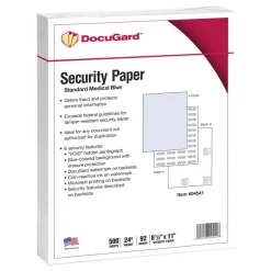 DocuGard Medical Prescription Papers, Standard Medical 6, 1-Part, 8 1/2