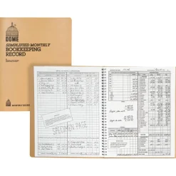 Dome Bookkeeping Record Book