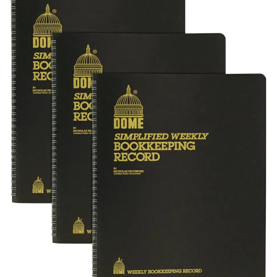 Dome Bookkeeping Record Book