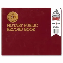 Dome Notary Public Record Book
