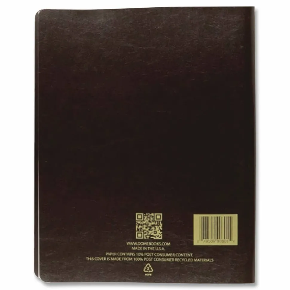 Dome Simplified Weekly Bookkeeping Record, 4 Column Format, Brown Cover, 11 x 8.5 Sheets, 128 Sheets/Book