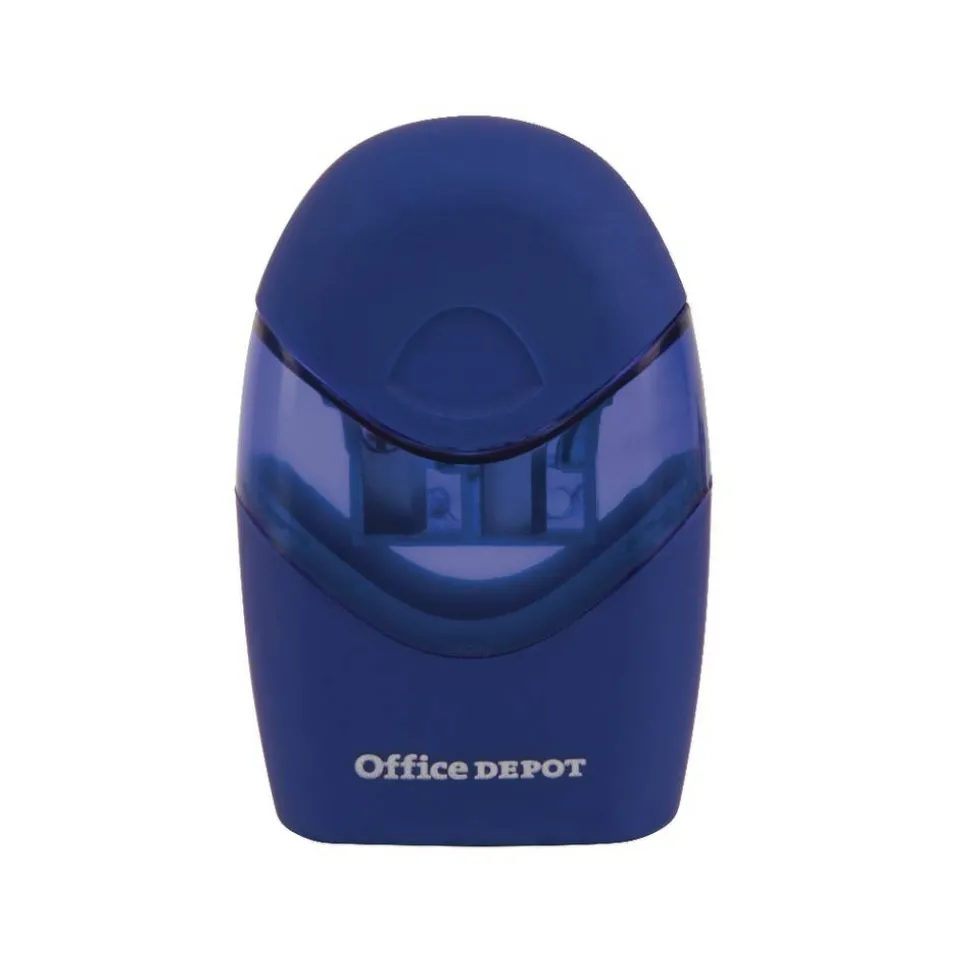Double-Hole Manual Pencil Sharpener, Assorted Colors