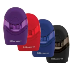 Double-Hole Manual Pencil Sharpener, Assorted Colors