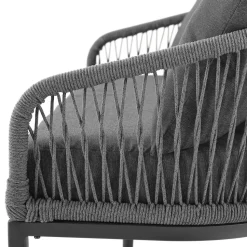 Dover 2Pc Outdoor Rope Conversation Set