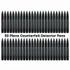 Dri-Mark Counterfeit Bill Detector Marker Pen for USD, Black, 50/Pack