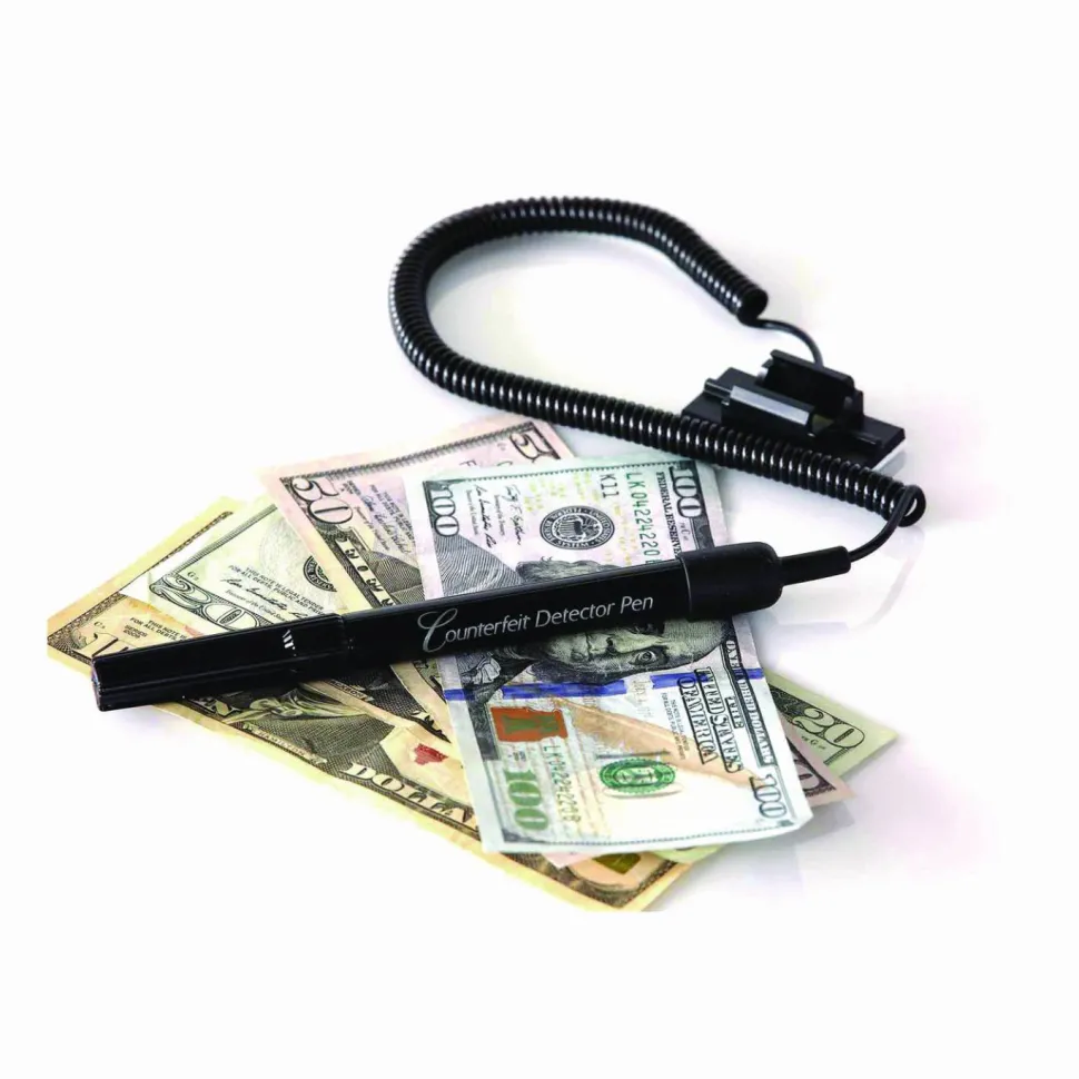 Dri-Mark Counterfeit Detector Pen With Coil Counter Attachment