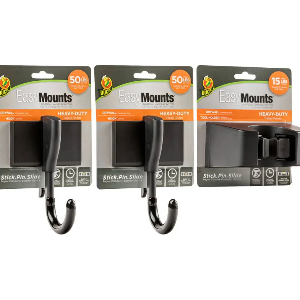 Duck Brand EasyMounts Heavy-Duty Garage Kit