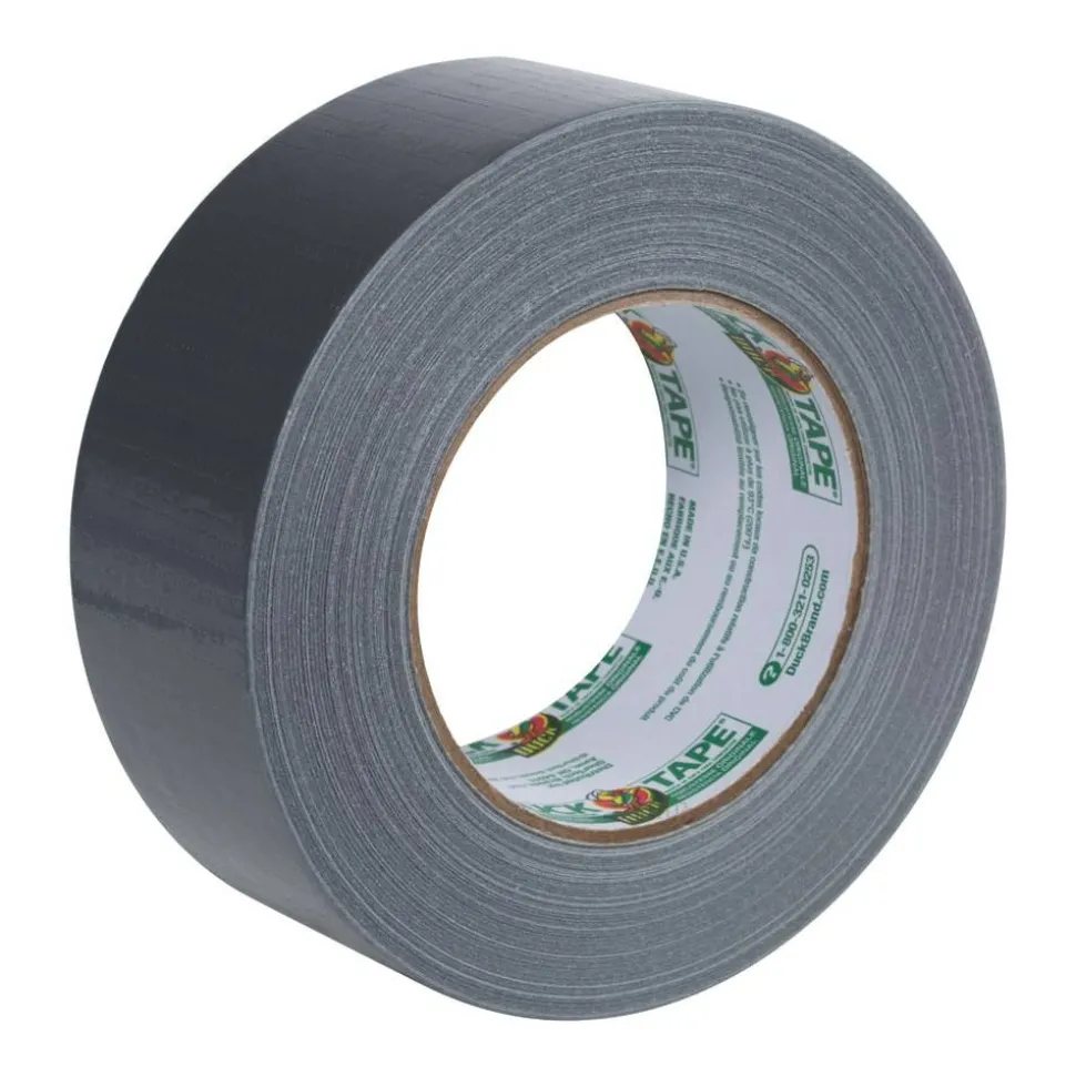 Duck Duct Tape, 1.88" x 55 Yd., Silver, Pack Of 3 Rolls