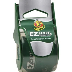 Duck EZ Start Packaging Tape With Dispenser, 1-7/8" x 22.2 Yd., Clear