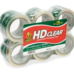 Duck HD Clear Extra-Wide Heavy Duty Packaging Tape, 3