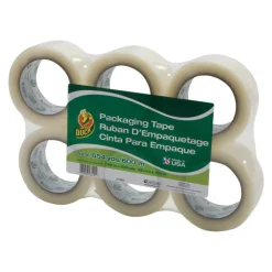 Duck Hot Melt Packing Tape, 100 Yd., Pack Of 6