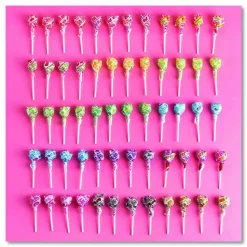 Dum-Dum-Pops, Assorted Flavors, Individually Wrapped, Pack Of 300