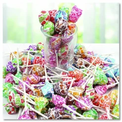 Dum-Dum-Pops, Assorted Flavors, Individually Wrapped, Pack Of 300