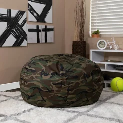 Duncan Oversized Camouflage Refillable Bean Bag Chair for All Ages