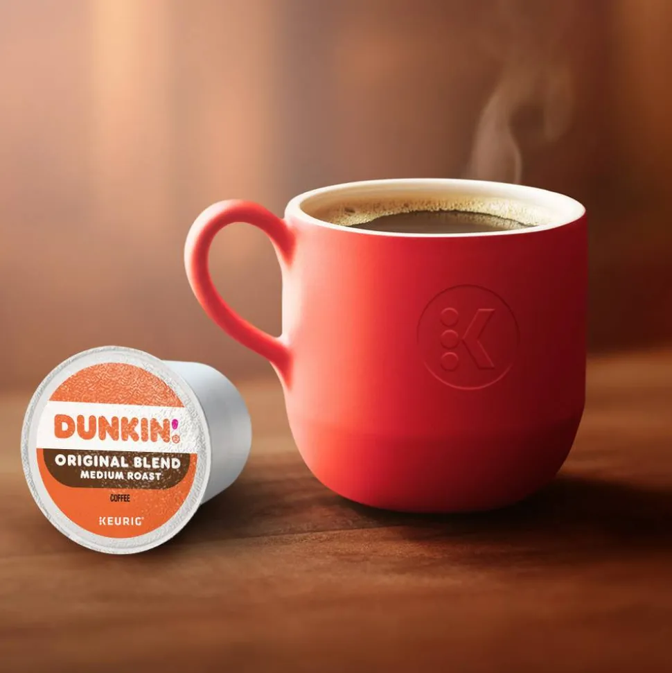 Dunkin' Donuts Single-Serve Coffee K-Cup, Original Blend, Carton Of 44
