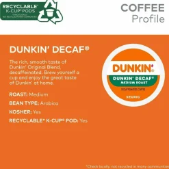 Dunkin' K-Cup Decaf Coffee