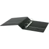 Durable Legal-Size Reference 3-Ring Binder, 2" Round Rings, 41% Recycled, Black